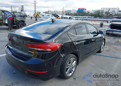 2017 Hyundai Elantra Limited z USA, uszkodzony, nr VIN KMHD84LFXHU332870